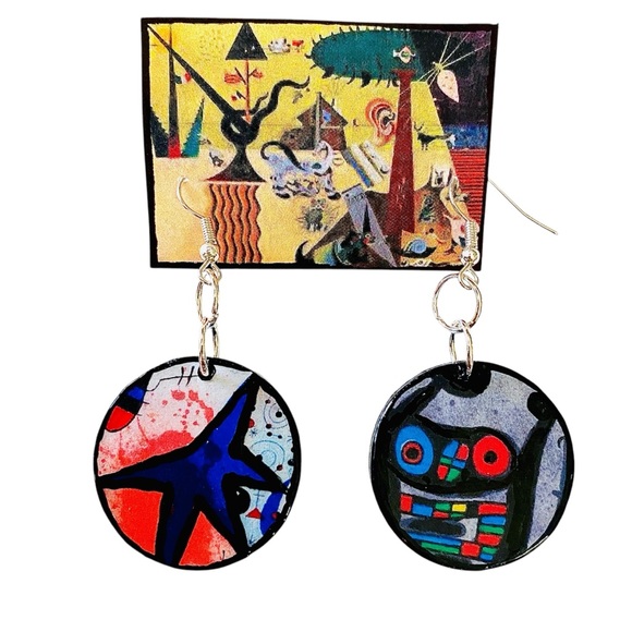 Joan Miro Inspired Earrings - Picture 5 of 14